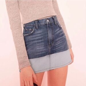 Reformation Ella jean skirt in the color Celtic size 27